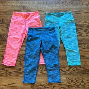 BUNDLE- 3 pairs Z by Zella Girls Leggings, Size Small